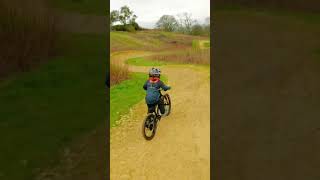 Come follow a 4yr old down a MTB trail!