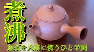 【煮沸】陶器の急須を大事に長く使うためのひと手間