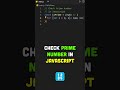 Check Prime Number in Python! #shorts #python #programming