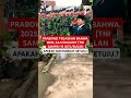 apakah masyarakat setuju. shorts tni beritaterkini prabowo