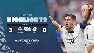 United States 3-0 Mexico | 2023 Concacaf Nations League Finals