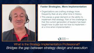 What is a Strategy Implementation Professional (SIP)?