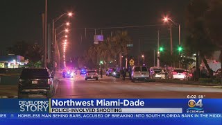 Miami-Dade Police Return Fire After Man On Scooter Shot At Them