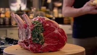 Stuffed Rib of Beef with Horseradish Yorkshire Puddings - Gordon Ramsay