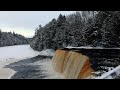 Michigan's Upper Tahquamenon Falls in Winter