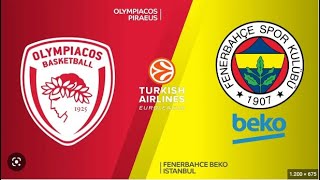 Olympiakos - Fenerbahçe Beko THY Avrupa Ligi'nin 13. Hafta Maçı Takımlardan Son Haberler