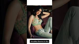 sexy Bollywood actress and Virat Kohli's wife anushka sharma in bra...