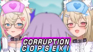 Fuwamoco can't stop messing with Biboo COPseki