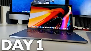 16" MacBook Pro Day 1 Impressions
