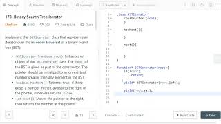 LeetCode 173. [Medium] Binary Search Tree Iterator W/ Followup