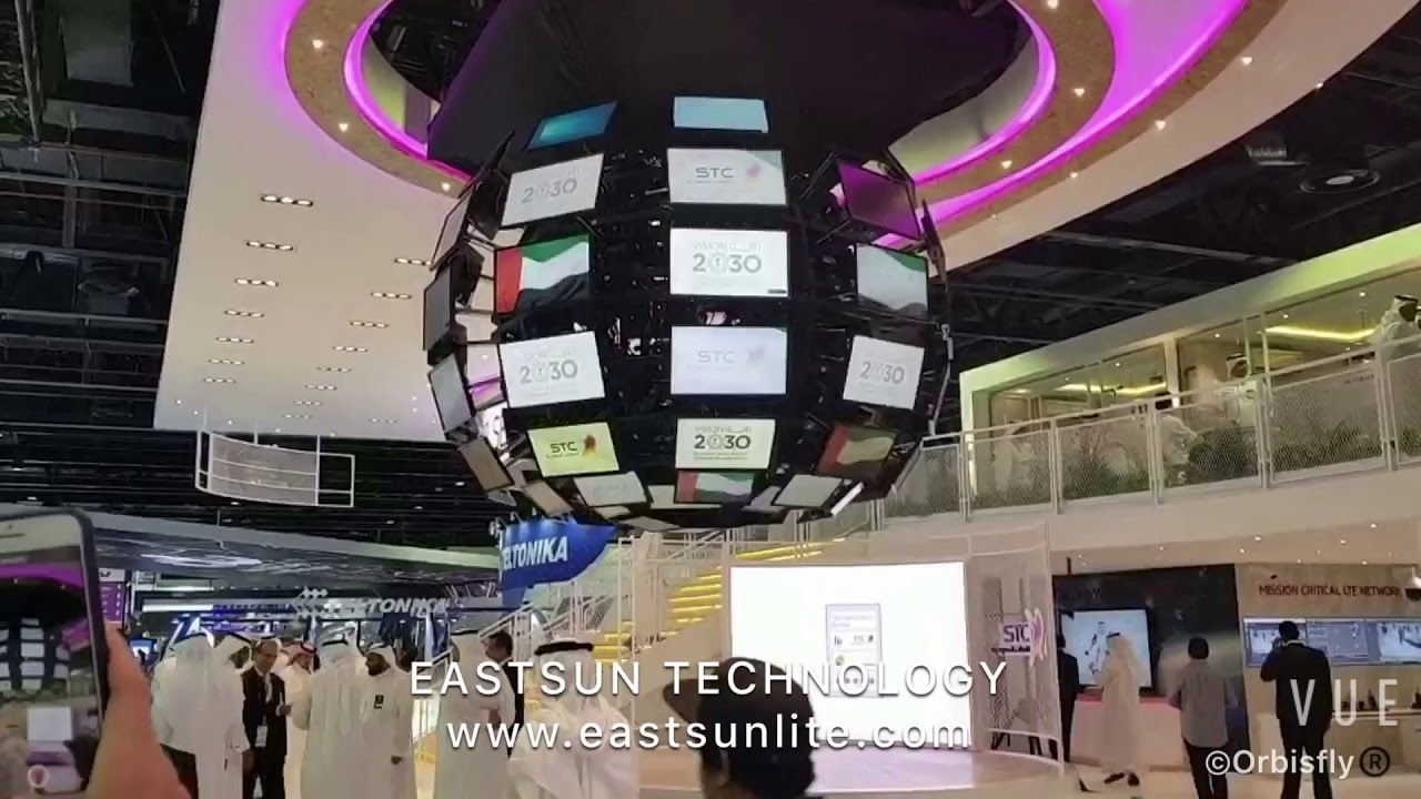 Kinetic Led Screen Earth Youtube