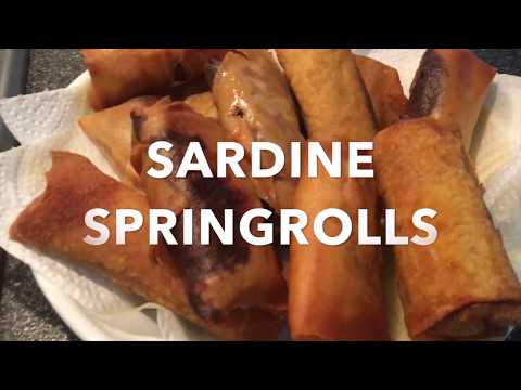 Fast Forward Cooking - SARDINE SPRINGROLLS Fast Forward Cooking - SARDINE SPRINGROLLS