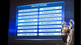 Champions League last-16 draw revealed