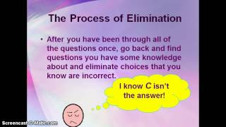 MCA Test-taking Tips