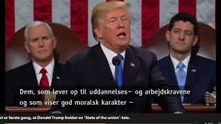 Trump state of the union tale (uddrag fra dr.dk)