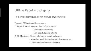 Rapid Prototyping (Online & Offline) Techniques with Examples