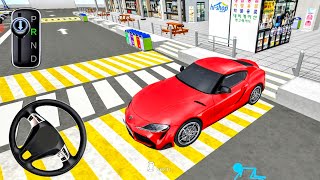 New toyota supra car drive on city - 3d driving class simulation 2025 - Android Car Gameplay #1