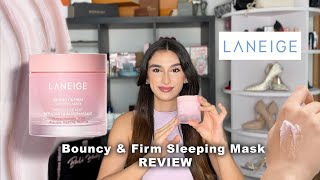 Laneige Bouncy \u0026 Firm Sleeping Mask | REVIEW