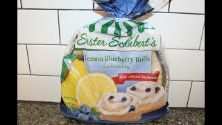 Sister Schubert’s Lemon Blueberry Rolls with Vanilla Icing Review