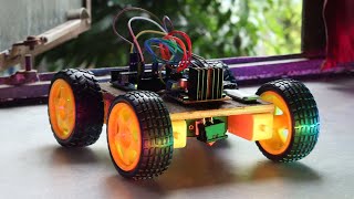 How to make DIY Arduino Bluetooth control car at Home with Arduino UNO, L298N Motor Driver, HC-05