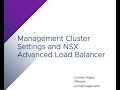 Tanzu Management Cluster Create 101 (3 of 6) NSX Advanced Load Balancer integration