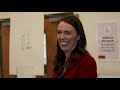 ardern votes in new zealand general election