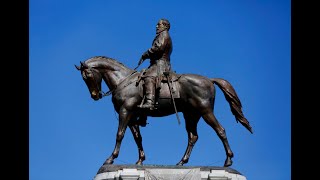 Robert E. Lee statue removed from base