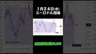 1月24日ユーロドル最新予想切り抜き【海外FX投資】 #shorts