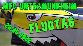 Großer Flugtag / 4K Modellbau RC flugzeug treffen MFC  Untermünkheim 26.06.2022