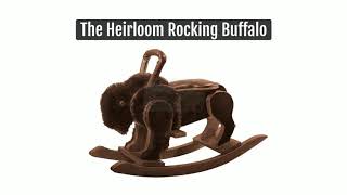 BIG-U'n ROK-A-ZOO Rocking Buffalo An Adult Version (rocking horse)