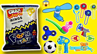 😎Crax Rings Snacks With Free Fun Toy Inside | Snacks Unboxing | Free Gifts Inside | Unboxing |