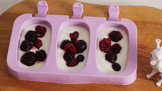 Super easy and healthy ice cream Don't buy anymore! Ingredients 2 Greek Yogurt Popsicles