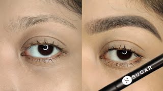 SUGAR Cosmetics Arch Arrival 3-in-1 Brow Shaper | Brow Tutorial