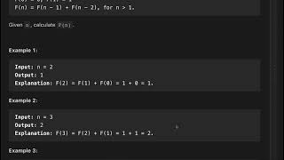 LeetCode 509 Fibonacci Number