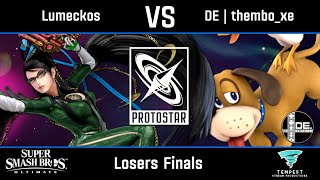 Lumeckos (Bayonetta) vs DE | thembo_xe (Duck Hunt) - Ultimate Losers Finals - Protostar #37