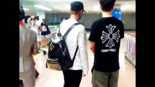 Fancam 140907 EXO   Luhan At Beijing Airport