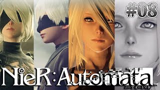 【NieR:Automata /ニーアオートマタ】最終回#08 命もないのに殺しあう。【 初見実況/内田敦子】