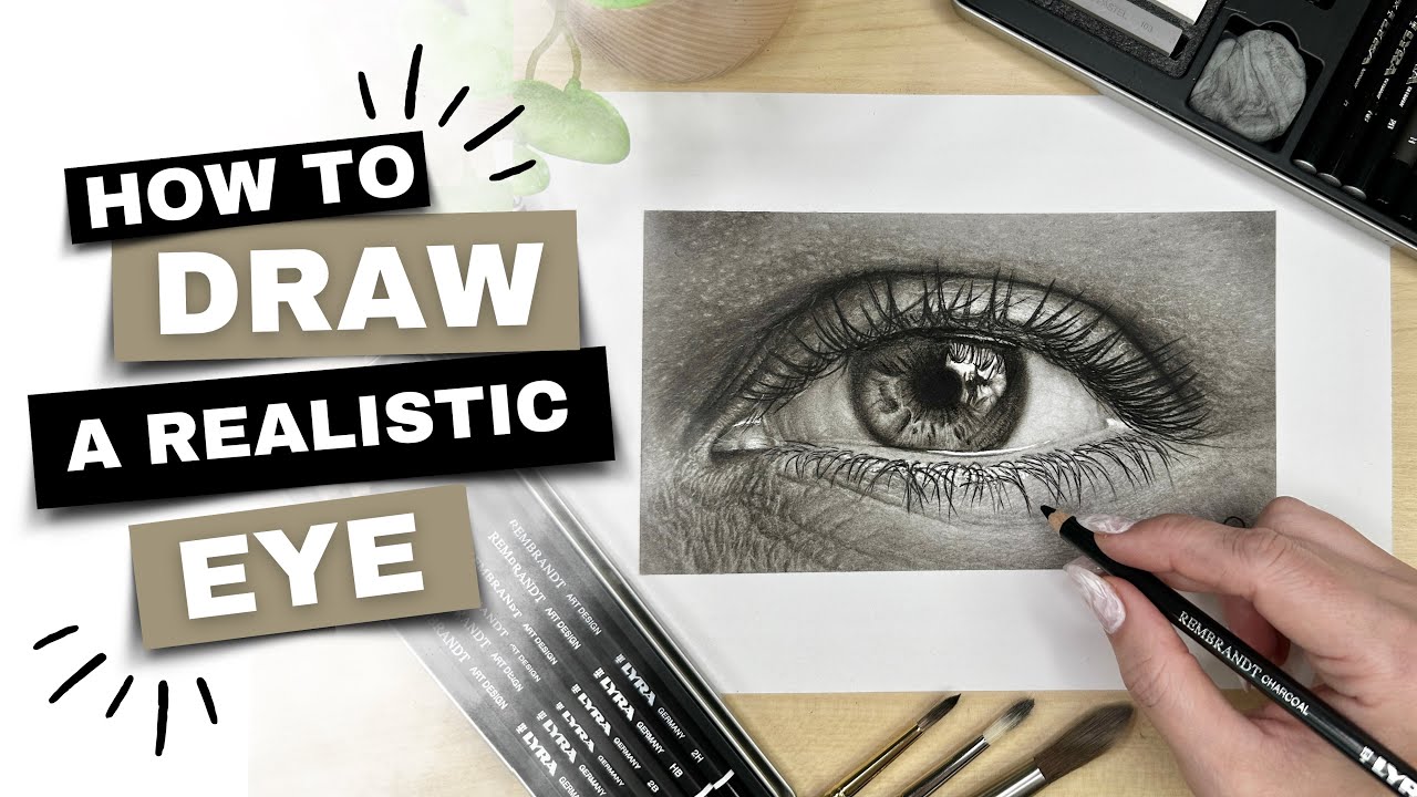 Tutorial How To Draw A Realistic Eye Youtube