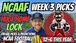 NCAAF Picks Week 3 | NCAAF Picks Today 9/14/2024 | Free CFB Picks, Predictions, \u0026 Sports Betting