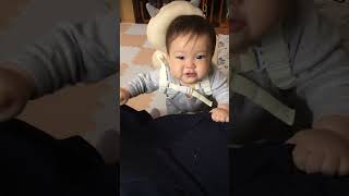 【生後9ヵ月】つかまり立ち / pull himself【9-month-old boy】