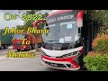 3 hours & 45 minutes Journey from JB Larkin Sentral to Melaka Sentral by Bus | Oct 2022 | Travel