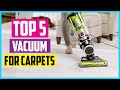 ✅ Top 5 Best Vacuums for Carpets 2022 Reviews