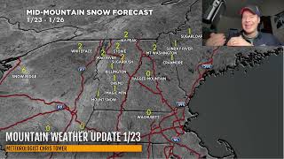 Mountain Weather Update 1/23, Meteorologist Chris Tomer