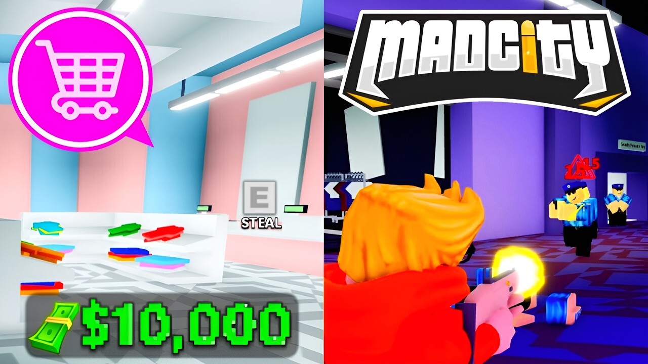 How To Rob The Mall Heist In Mad City Chapter 1 Youtube