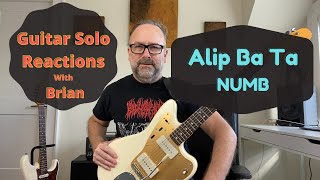 GUITAR SOLO REACTIONS ~ ALIP BA TA ~ Numb