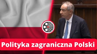 Władysław Bartoszewski - Informacja Ministra Spraw Zagranicznych