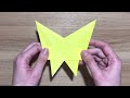 【折り紙1枚でできる】簡単 可愛い 蝶 ちょうちょの折り方 origami butterfly