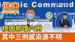 桃園新增六例  其中三例感染源不明【健康資訊】