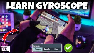 HOW TO LEARN GYROSCOPE IN BGMI \u0026 PUBG MOBILE TIPS AND TRICKS TO BE A PRO PLAYER.