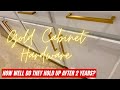 Goldenwarm Champagne Gold / Brass Cabinet Hardware - Gold Drawer Pulls Review!